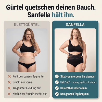 Klettgürtel im Vergleich zum Sanfella Shaping-Slip